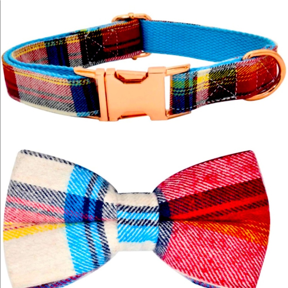 Dog Collar & Bow Tie